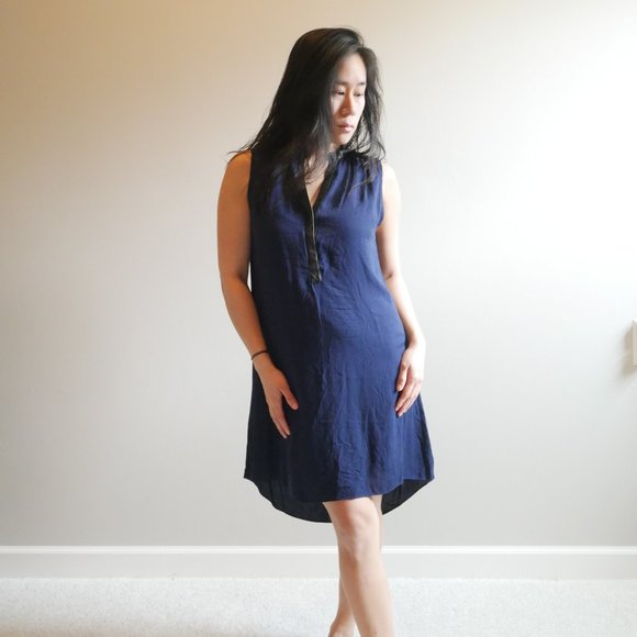 Leather detailed dress from Alice & Olivia size S - Picture 1 of 8
